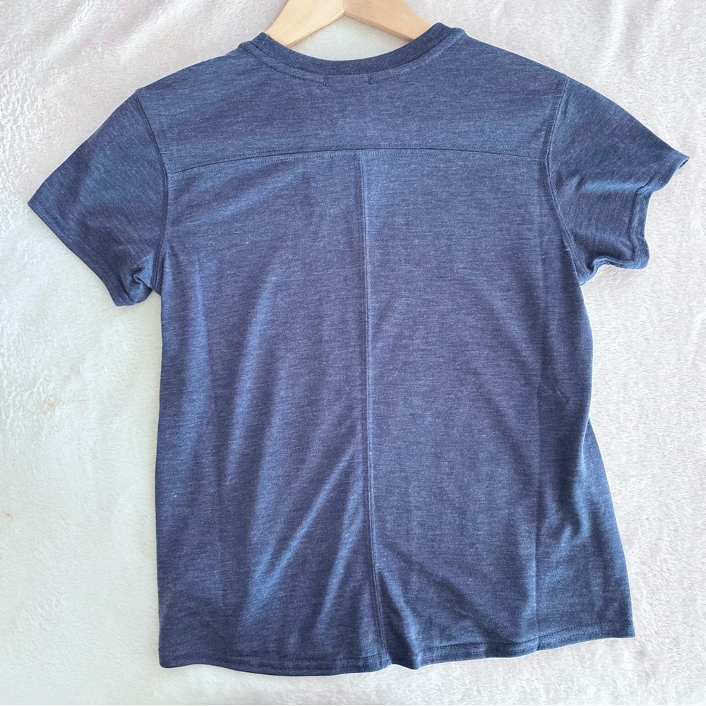 Brooks Running Distance Graphic TShirt Size XS NEW Short Sleeves Heather Navy - Picture 10 of 11